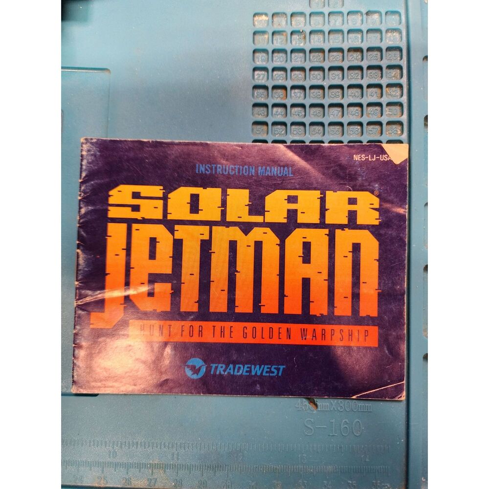 Solar Jetman for Nintendo NES Manual ONLY!